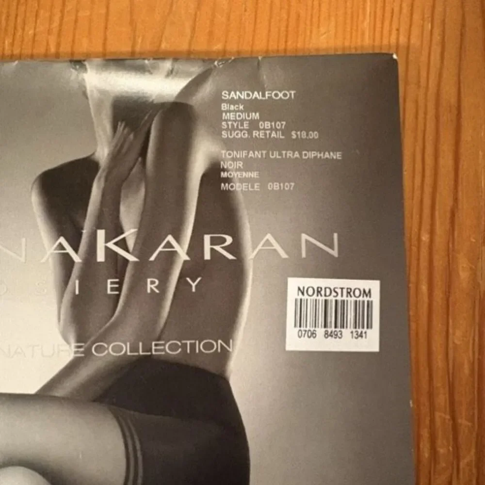 Donna Karan Hosiery from Nordstrom.  The Signature Collection. Black. Sz M. NEW!